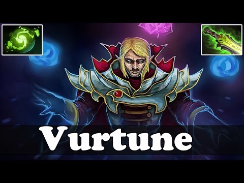 Vurtune Pro Invoker with Refresher orb and Ethereal blade - 2 Games Vol 115 - Dota 2