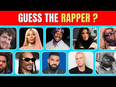 Guess The Rapper 🎤 | Ultimate Rap Quiz 🎵✅