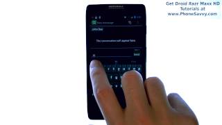 Motorola Droid Razr Maxx HD - How Do I Send a Picture Message