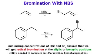 Allylic/Benzylic Bromination With N-Bromo Succinimide (NBS)