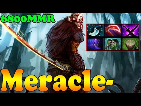 Dota 2 - Meracle- 6800 MMR Plays Juggernaut Vol 7 - Ranked Match Gameplay!