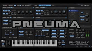 Video thumbnail for PNEUMA - a free subtractive polyphonic synthesizer by Ronan Fed by PSY-LION
