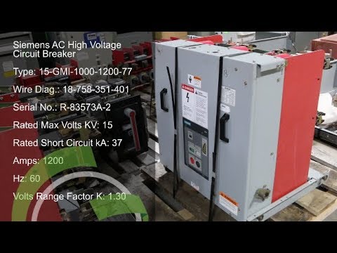 Green Industrial Quick Takes - Siemens AC High Voltage Circuit Breakers