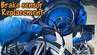 BMW  E90 REAR BRAKE PAD SENSOR REPLACEMENT