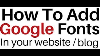 Download lagu Google Font Styles URL Import Links Embed In Html Page And CSS mp3