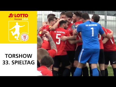 Torshow 33. Spieltag LOTTO Hessenliga 2022/2023