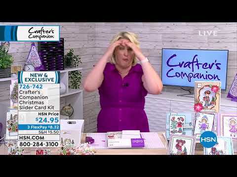 Crafter's Companion Christmas Slider Card Kit