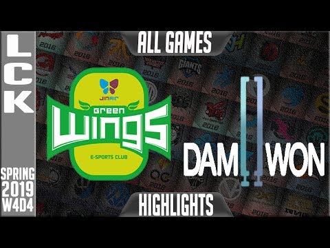 JAG vs DWG Highlights ALL GAMES | LCK Spring 2019 Week 4 Day 4 | Jin Air Greenwings vs Damwon Gaming