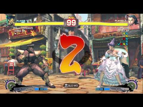 River Wong [Rose] vs Player19990825 [Bison] SSF4 Japanese Online Ranked Matches - TRUE-HD