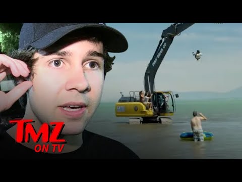 David Dobrik Sued for Excavator Stunt Gone Wrong, Man Claims He Almost Died | TMZ TV