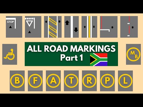 ALL Road Markings for Learner's License Test -2024. (Real Test)- (PART 1)