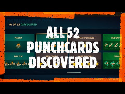 ALL NEW 52 DISCOVERED PUNCHCARDS IN FORTNITE CHAPTER 2 SEASON 3 !! K3 PUNCHCARD GOLD IS THE GREATEST