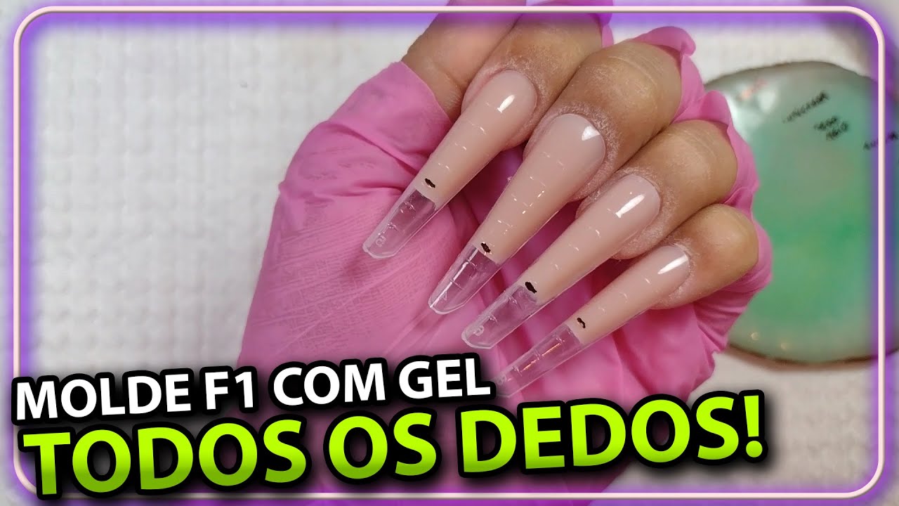 COMPLETE application on the F1 Mold with Gel. See how PRACTICAL it is!