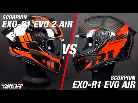 Scorpion EXO-R1 EVO 2 Air VS Scorpion EXO-R1 EVO Air | Which Helmet Should You Choose?