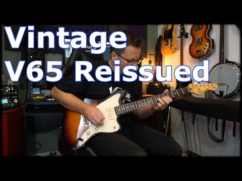 Vintage V65 ReIssued Hard Tail Electric Guitar ~ Tobacco Sunburst image 8