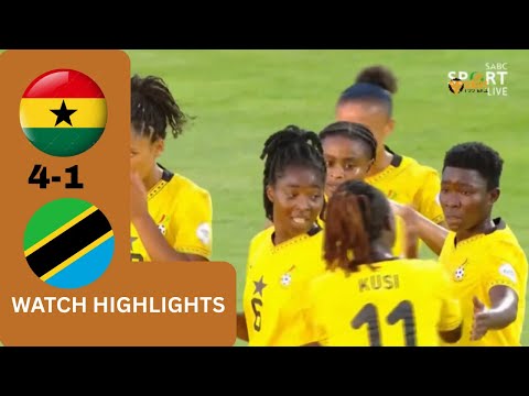 GHANA VS TANZANIA(4-1)-WAFCON 2024-GOALS&HIGHLIGHTS