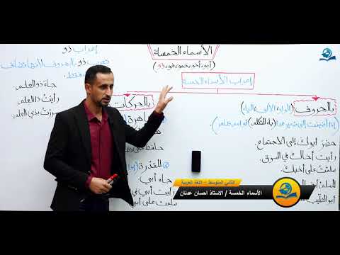 ⁣الدرس (2) الاسماء الخمسة - اللغة العربية للصف الثاني المتوسط