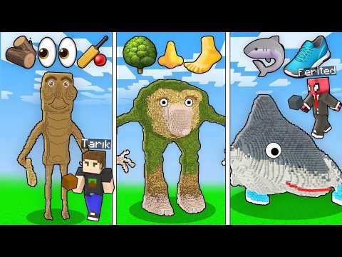 EMOJİDEN ITALIAN BRAINROT TAHMİN YAPI KAPIŞMASI - Minecraft