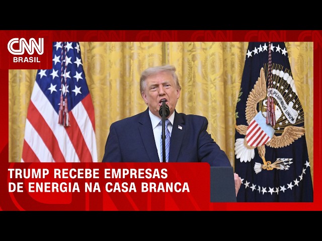 Trump recebe empresas de energia na Casa Branca | CNN NOVO DIA