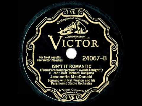 1932 Jeannette MacDonald - Isn’t It Romantic
