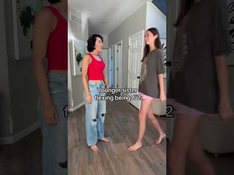 Why is the younger sibling always taller #tall #short