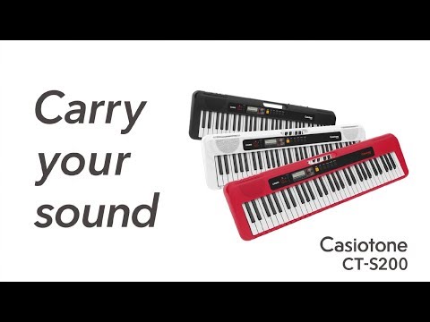 ベーシックキーボード CT-S200BK ブラック [61鍵盤] カシオ｜CASIO