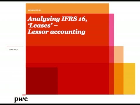 PwC's Analysing IFRS 16 Leases - 8. Lessor accounting
