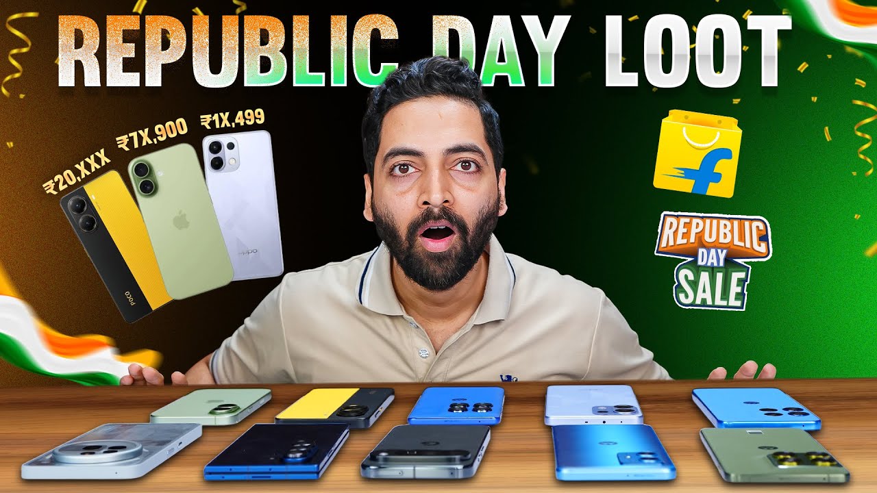 Flipkart Republic Day Sale : 20+ Crazy Smartphone Deals💯🔥