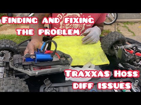 Traxxas Hoss 4s Rc  how to replace Center diff casing and installation #traxxas