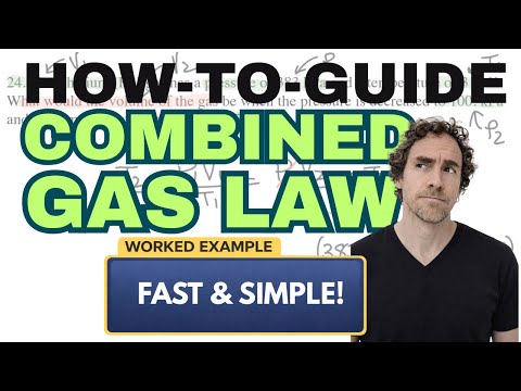 Combined Gas Law  |  Chemistry Homework in 3 MINUTES