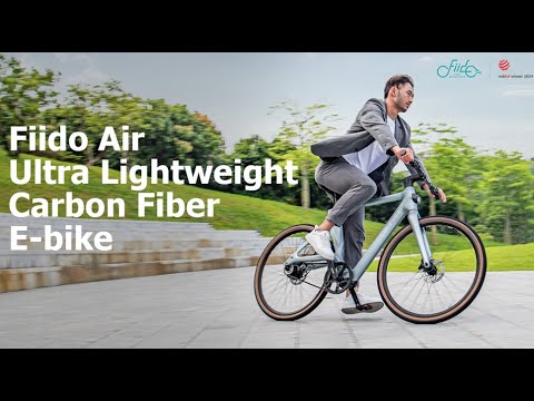 Elektrinis dviratis Fiido Gravel C31 Carbon, M (160-175cm) video