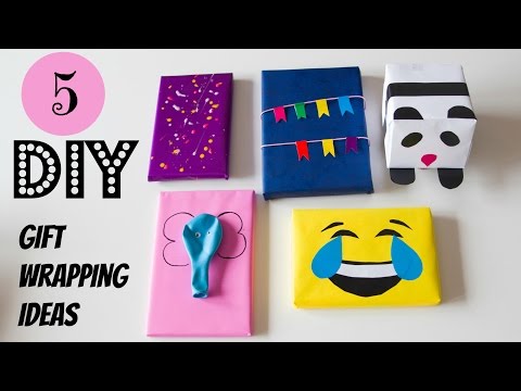 Kako uviti poklon | How to Wrap a Present! DIY 5 Creative Gift Wrapping Ideas