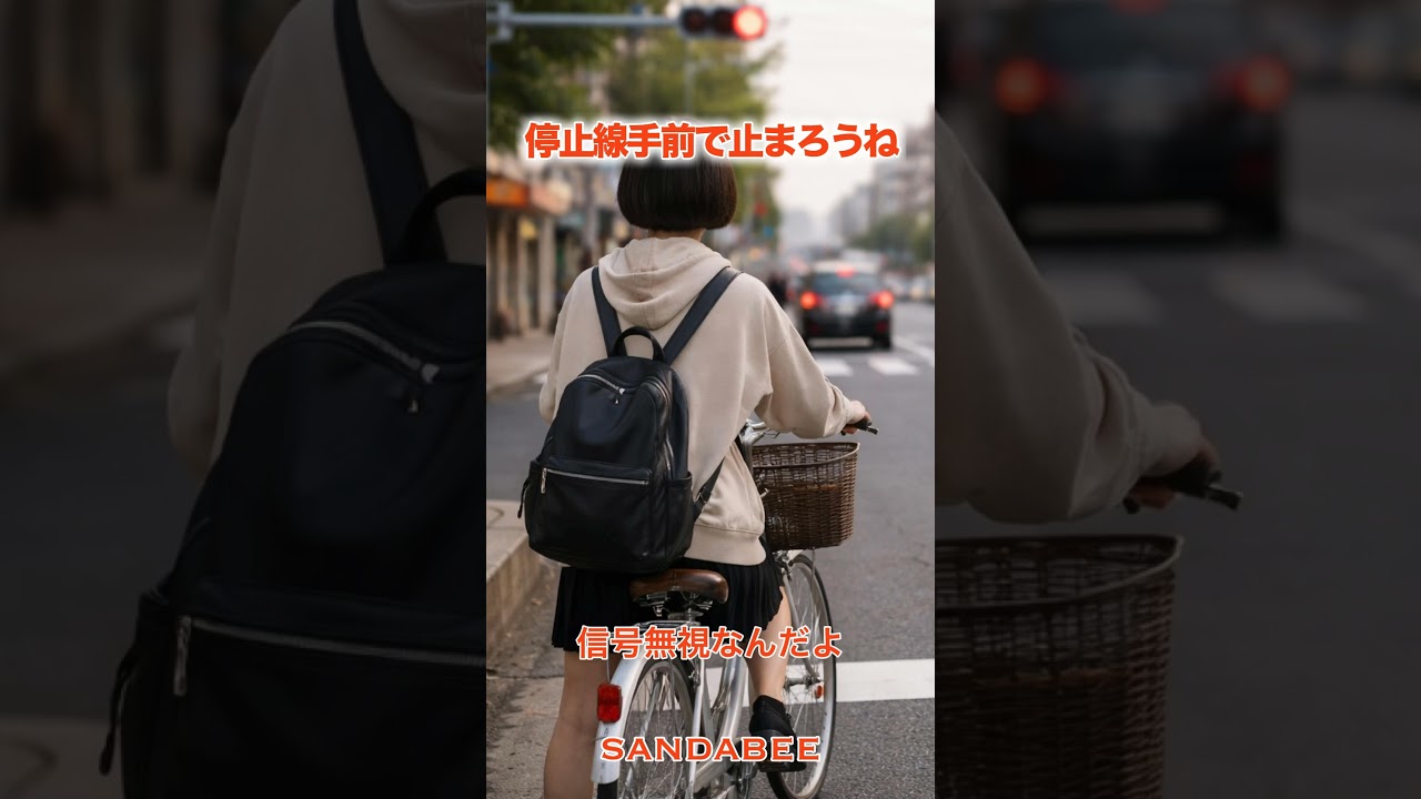 信号守って停止線で止まろうね