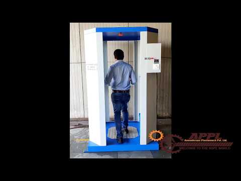 Fully automatic human body sanitizer sprinkler machine