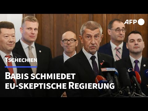 Tschechien: EU-skeptische Regierungskoalition gebildet | AFP