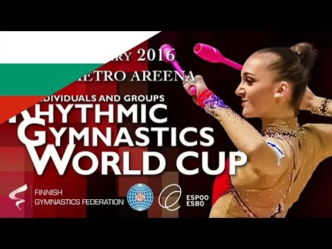Sara STAYKOVA AA Clubs Rhythmic Gymnastics World Cup 2016 Espoo