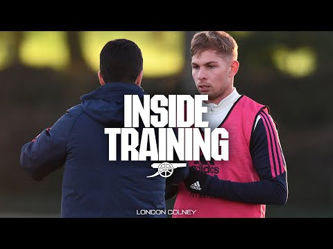 INSIDE TRAINING | Smith Rowe, drills and team goals ahead of the Emirates FA Cup