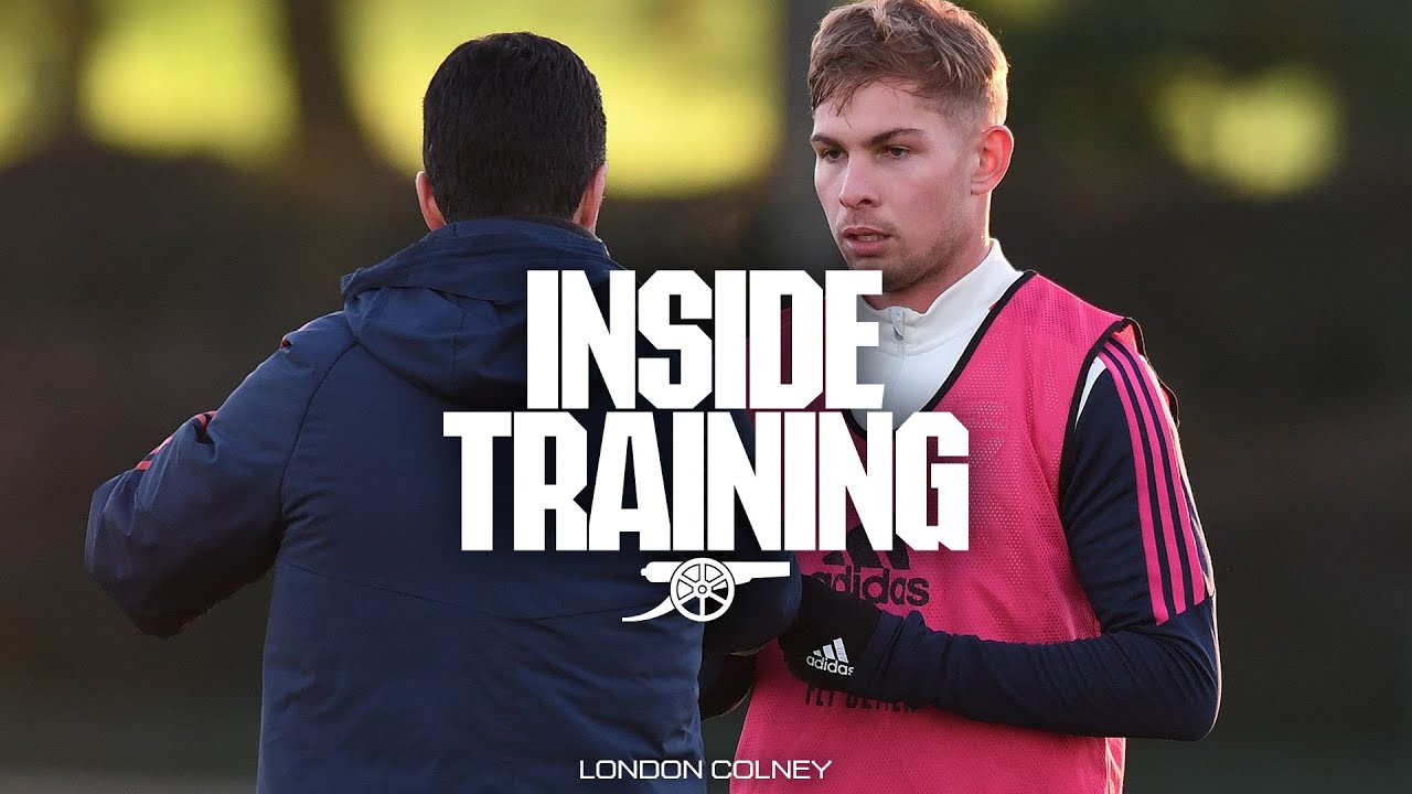 INSIDE TRAINING | Smith Rowe, drills and team goals ahead of the Emirates FA Cup