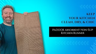 I Tried the PADOOR Absorbent Kitchen Runner — Here’s What Surprised Me!
