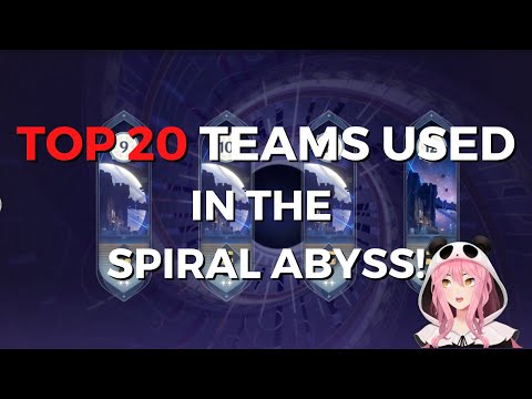 TOP 20 TEAMS USED IN THE SPIRAL ABYSS | Genshin Impact 3.3