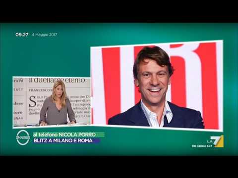 Aggressione alla giornalista di Matrix, la testimonianza del conduttore Nicola Porro