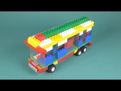 Lego Bus (004) Building Instructions - LEGO Classic How To Build - DIY