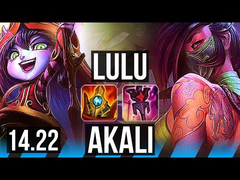 LULU vs AKALI (MID) | KR Master | 14.22