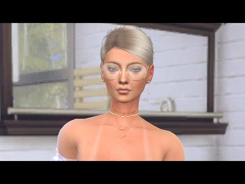 the sims 4 custom sim download blonde female Vanda Kovacs by Bonita100 Cas Video Preview