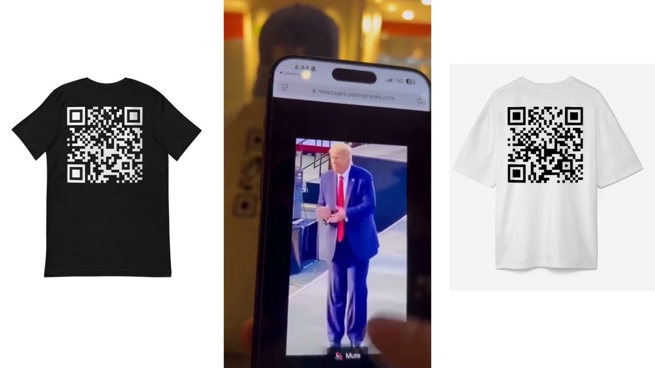 Trump Dance QR Code Shirt - YMCA Troll QR