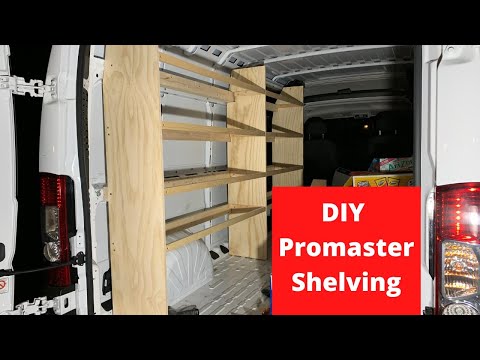 How To Build Shelves Ram Promaster Cargo Van