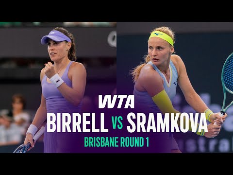 Kimberly Birrell vs. Rebecca Sramkova | 2026 Brisbane Round 1 | WTA Match Highlights