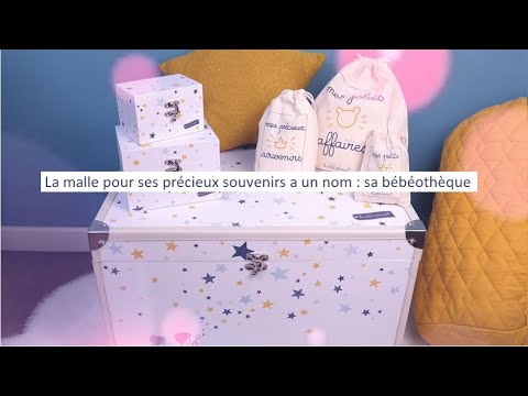 Présentation bébéothèque Céleste - Coffre enfant pour réunir ses souvenirs