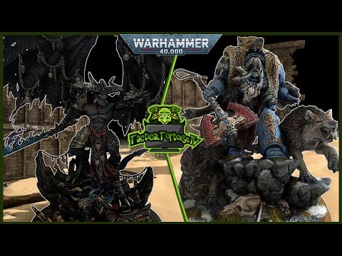 The Warp Shall Bleed! | Chaos Daemons vs. Space Wolves | Warhammer 40k Batrep