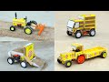 4 Awesome Diy Matchbox Toy Vehicles How To Make Matchbox Tractor Car Truck At Home DC Motor Toy